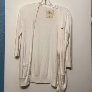 White cardigan, size small